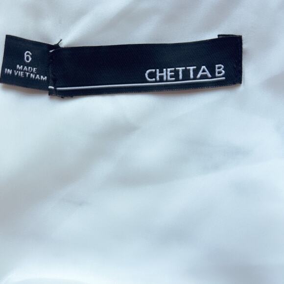 Chetta B Dress Venice Printed Size 6 Sleeveless Sheath Fully Lined NWT - Picture 7 of 9